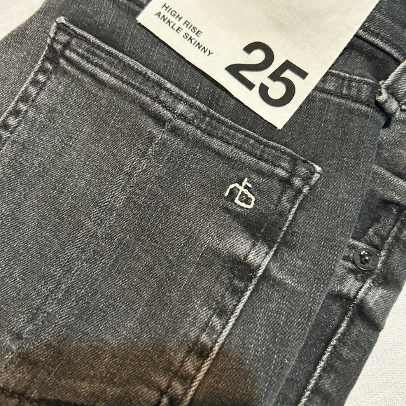 NWT Rag and Bone high waist skinny,raw edge hem, - Picture 2 of 5